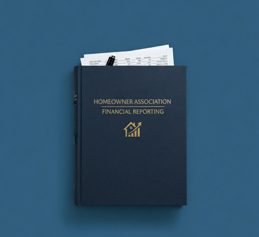 Homeowner association financial reporting services